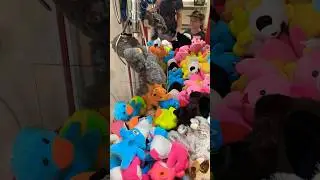 ОХОТА НА КОТА #kids #toys #игрушки #хватайка #clawmachine