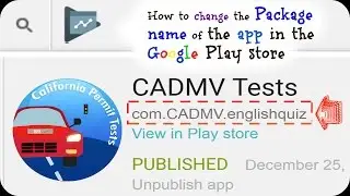 How to Update the Package name of an APP in Google play store!! Easy!!