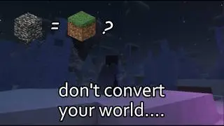 don't convert your world....