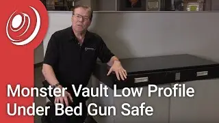 Monster Vault Low Profile Under Bed Gun Safe with Dye the Safe Guy