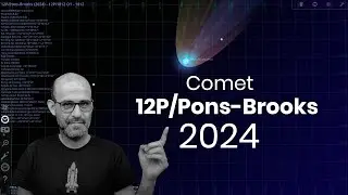 Comet 12P/Pons-Brooks 2024 | Stellarium | Astronomy