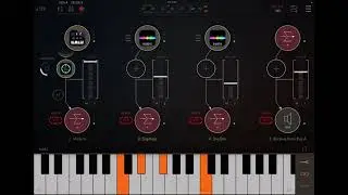 Korg Module Pro DigiStix DigiStix ChordBud in AUM