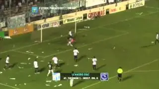 Gol de Leandro Diaz.Atlético Tucumán 1 Independiente RM 0. Fecha 15.Torneo Primera B Nacional.FPT