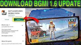 BGMI 1.6 UPDATE rollout I How to Download BGMI 1.6 from Apk OBB / Google playstore