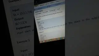 Reverse a Stack using recursion | gfg problem