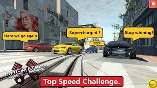 Top Speed Sedans Challenge in Automation Game + Special Prize.