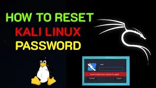 How To Reset Kali Linux Password | Kali Login Password Reset |  How to reset Kali login password