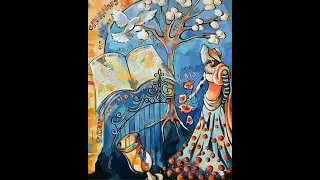 Art in Progress Acrylic on Canvas Jacqueline Cabessa Artist spiritual series fine art