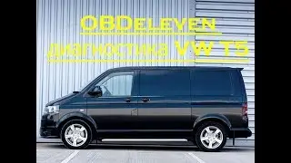OBDeleven #20 Диагностируем Фольксваген T5 2013 г., общий обзор.