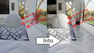 EEVEE Light ray trancing Glass Material.