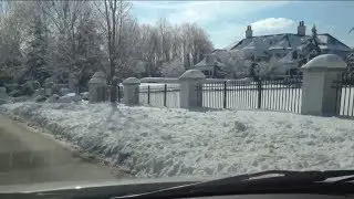 Driving tour of multi-million dollar estates in Old Westbury, NY.