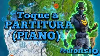TOQUE a PARTITURA em um PIANO PERTO do PARQUE AGRADAVEL e CABANA SOLITARIA