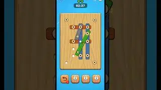 Wood Screw Puzzle level 3 #woodscrewpuzzle #games #puzzle #viralshorts #trending