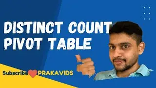 How to calculate Distinct Count in Pivot Tables? Using Data Model
