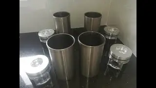 Unboxing of the sleeve piston set in JAC YZ4108 Model