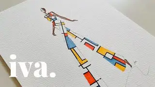 BAUHAUS Fashion illustration pattern | Studio Iva