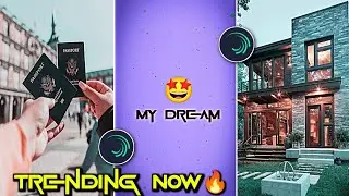 My Dream New Trending Video Editing | Tiktok trend Xml Video tutorial | Alightmotion trend