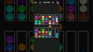 Ball Sort Color Water Puzzle Solution Level 909