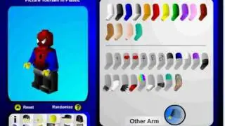 how to make a lego spiderman on minimizer.com