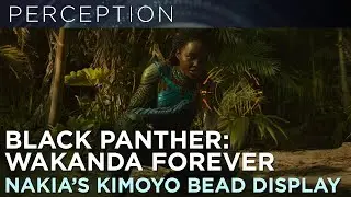 Marvel Studios' Black Panther: Wakanda Forever: Nakia's Kimoyo Bead Wrist UI and Drone HUD