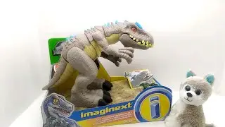 Indominus Rex and Mitya the Puppy! Review of the IMAGINEXT Indominus Rex GMR164