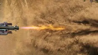 Rocket Static Test Firing in HD (inspired by Blue Origin BE-4 Vulcan and SpaceX reference)