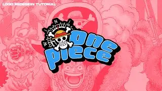 Y2K Logo Tutorial | Adobe Illustrator | One Piece Logo Redesign