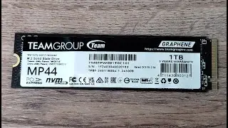 Обзор NVMe SSD Team Group MP44 , с объёмом 1ТБ