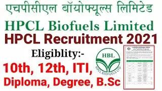 HPCL Recruitment 2021 | Final year Eligible | Latest Jobs 2021 | hpcl notification,hpcl vacancy 2021