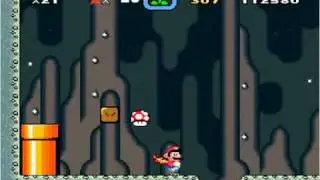 Super Mario World Green Switch Secret