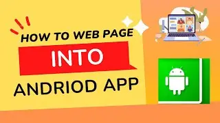 How to turn a website into an app shortcut|convert website into appt karain|website to mobile app
