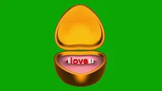 I Love You Proposal Green Screen Animation Video | I Love You Animation Effects HD