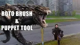 After Effects tutorial- Rotobrush and puppet tool