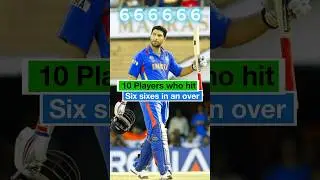 Top 10 players who hit six sixes in an over 🏏 #cricket