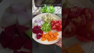 Pasta with lots of veggies