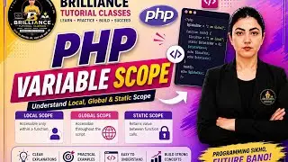 📘 PHP Variable Scope Tutorial | Local, Global & Static Variables Explained 