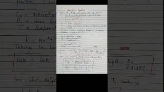 Chemical kinetics|Arrhenius equation|Chemistry