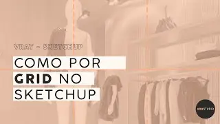 Como colocar grid no SketchUp