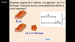 Ознакомление с задачей в два действия