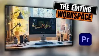 The Editing Workspace in Adobe Premiere Pro 2025.