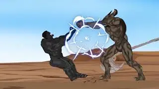 Hulk Black vs Monster Animation