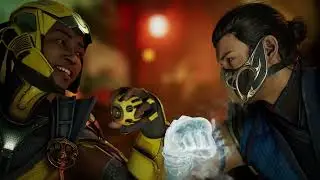 Mortal Kombat 1: Cyrax vs Sub-Zero. Intro на русском