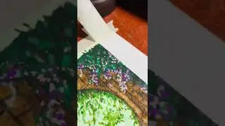 Tape Peeling Art Video, isn’t satisfying?#shorts #youtubeshorts #watercolorpainting