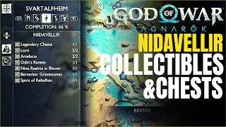 Nidavellir All Collectible Locations | Ravens, Artefacts, Chests, Lore | God of War Ragnarok