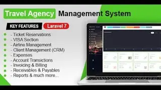 Travel Agency ERP PHP Laravel 7