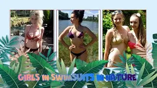 Girls in swimsuits in nature #photo gallery # bikini # vacation