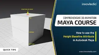 Maya Course • Height Baseline Attribute in Maya • Maya Basics Tutorial