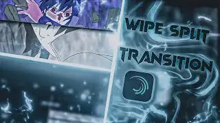 WIPE SPLIT TRANSMISSION |TUTORIAL | FREE PRESET! | ALIGHTMOTION |📱