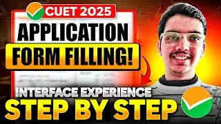 How to Fill CUET UG Application Form 2025?🔥| CUET Form Filling 2025 Step By Step