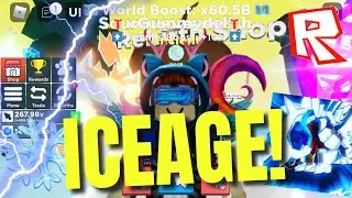 CLICKER SIMULATOR👆🏻UPDATE! ICE AGE WORLD ❄️